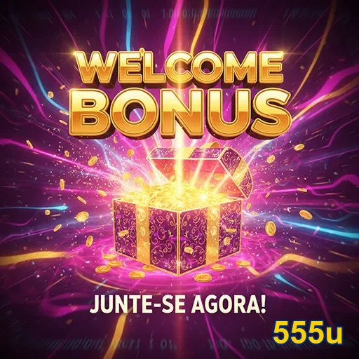 Imagem promocional do 555u com bônus especial, destaque do site 555u, versão 05