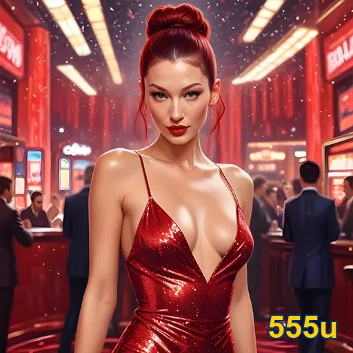 Imagem de dispositivo móvel com casino 555u acessível